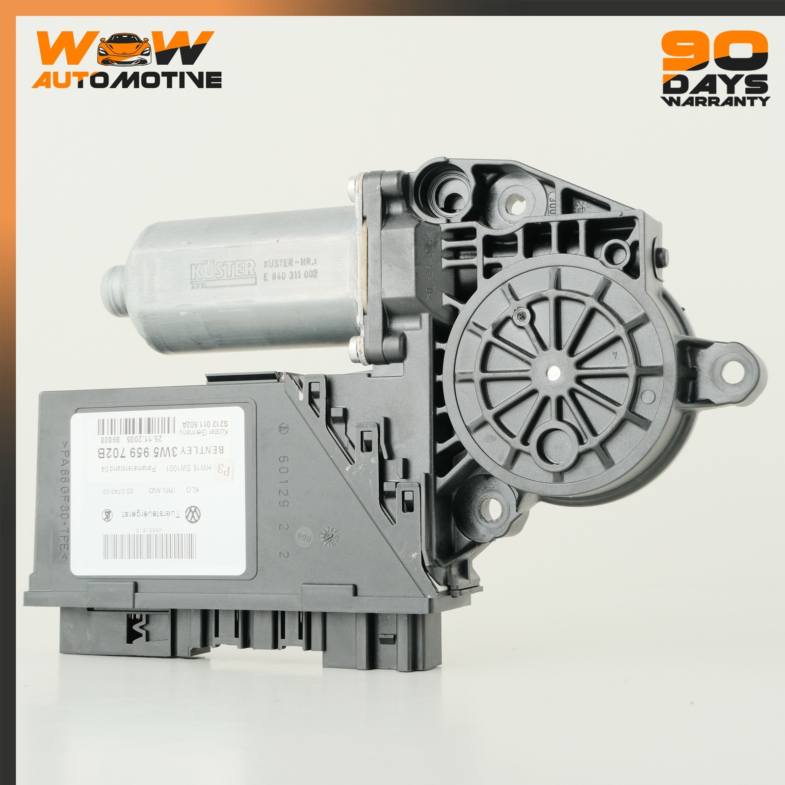 06-13 BENTLEY CONTINENTAL FLYING SPUR FRONT RIGHT DOOR WINDOW REGULATOR MOTOR OE