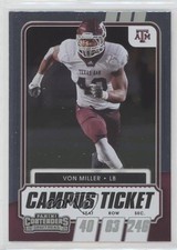 2021 Panini Contenders Draft Picks Campus Ticket Von Miller #81 1u6