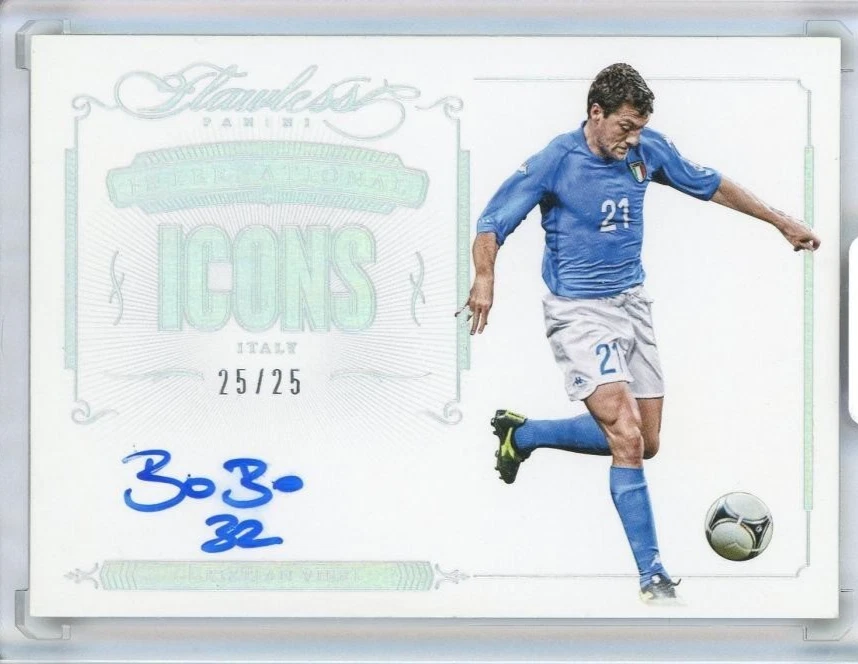 2019 Panini Immaculate Dual Auto Christian Vieri Fabio Cannavaro 