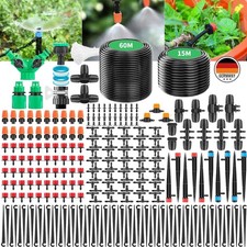 315tlg Tropfbewässerung Set 60m+15m Micro Bewässerungssystem Garten Automatisch