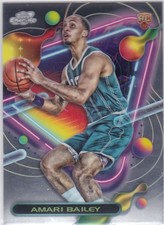 2023-24 Topps Cosmic Chrome #186 Amari Bailey RC Charlotte Hornets