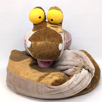 Walt Disney World Jungle Book Kaa Snake Puppet Plush Toy HUGE Stuffed Animal