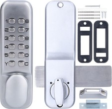 Digital Door Lock, Mechanical Combination Lock Keypad Locks for Doors Security 