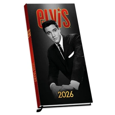 DANILO PROMOTIONS LTD 2026 Diary Elvis Presley Week to View Slim Pocket Diary Official Product