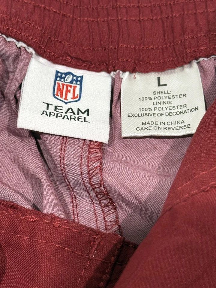 Vtg Washington Redskins Swim Trunks Mens L NFL Team Apparel Pocket - NO LINER - Image 4 of 4