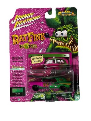 JOHNNY LIGHTNING 1957 Chevy Ambulance Limited Edition Rat Fink