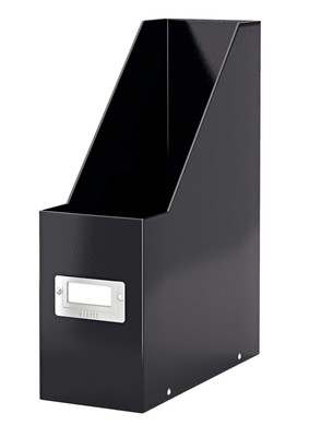 Leitz Magazine File holder, A4, Cardboard Document Storage Box with Label, Folda