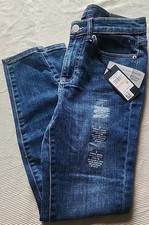 Tommy Hilfiger Women's Blue Tribeca Stretch Skinny Jeans Pants 2 NWT New