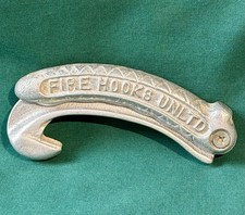 Vintage Fire Hooks Unlimited Spanner Wrench Yonkers N.Y. Cast Aluminum, Zinc 9"