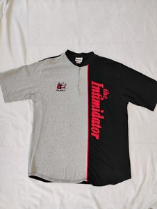 Vintage 00s Chase Authentics NASCAR Dale Earnhardt The Intimidator 1/4 Zip Tee