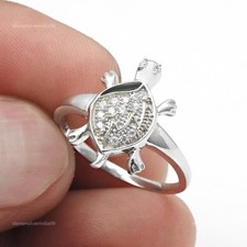 Inlay Gemstone Sterling Silver New Cocktail Statement Daughter Ring Jewelry US 8