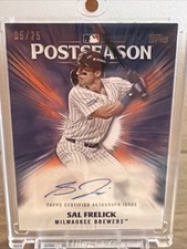 2025 Topps Series 2 Sal Frelick #PPA-SR Postseason Performance Auto Orange /25