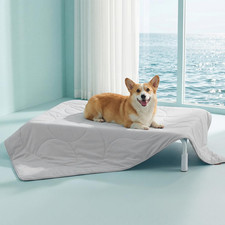 Premium Cooling Blanket for Large Dogs - Q-MAX 0.5 Cold Breathable Washable Pet