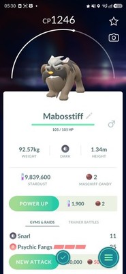Mabosstiff ( Maschiff Evolution ) Pokémon Trade  GO - Fast Same Day 