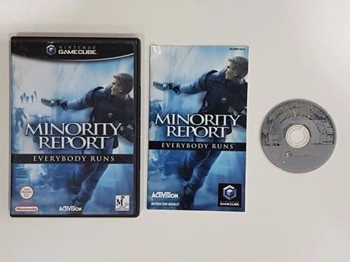 Minority Report Everybody Runs GameCube GC PAL