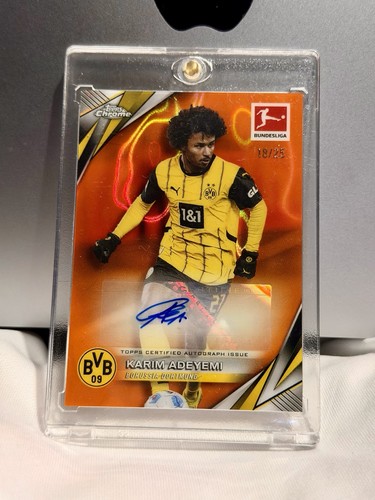 Topps Chrome Bundesliga 2024-25 Karin Adeyemi Borussia Dortmund Auto /25