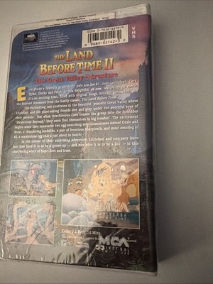 The Land Before Time II: The Great Valley Adventure (VHS, 1994