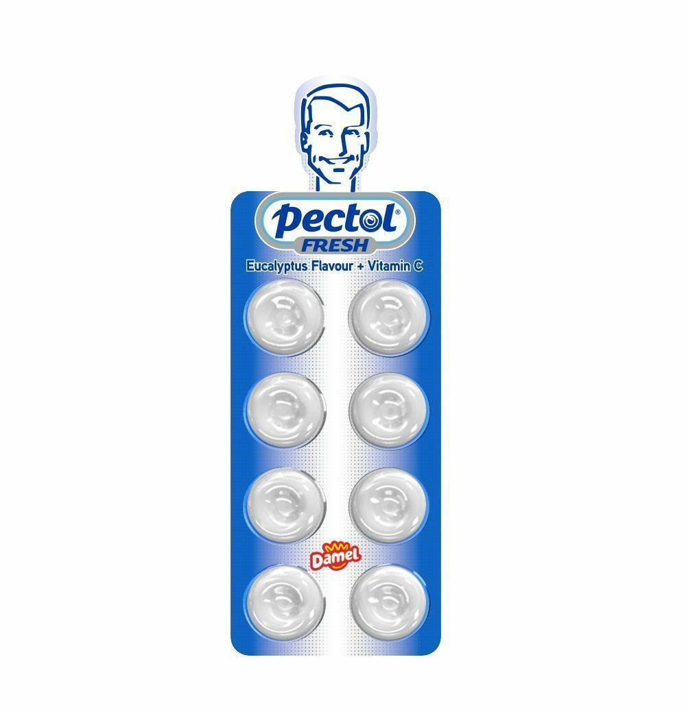 MENTOS FRESH ACTION CHEWING GUM MENTHOL & EUCALYPTUS FLAVOR BAG 112G