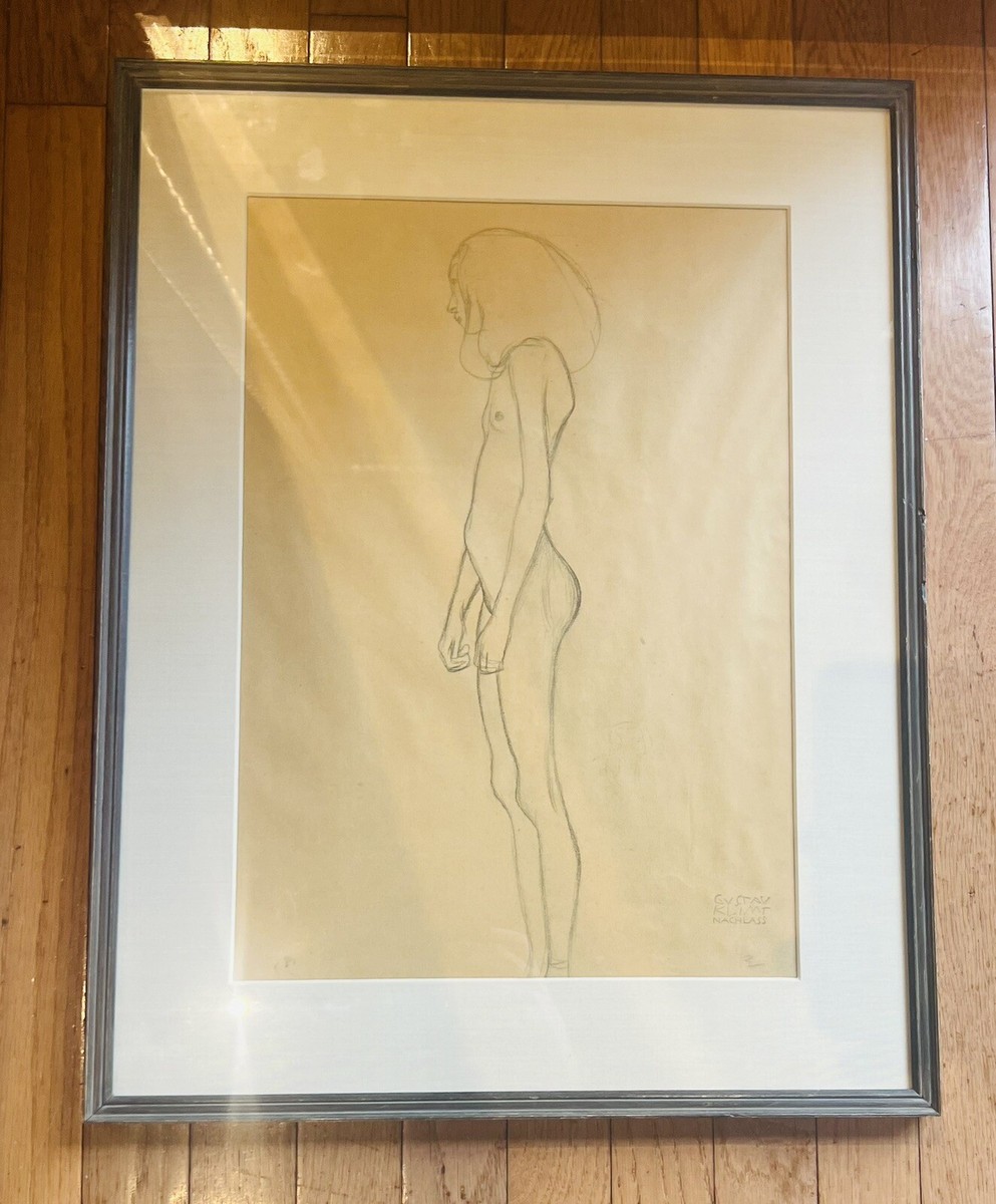 Gustav Klimt クリムト画集 Twenty-five drawings Gustav Klimt Lithograph Print from Twenty-Five Drawings