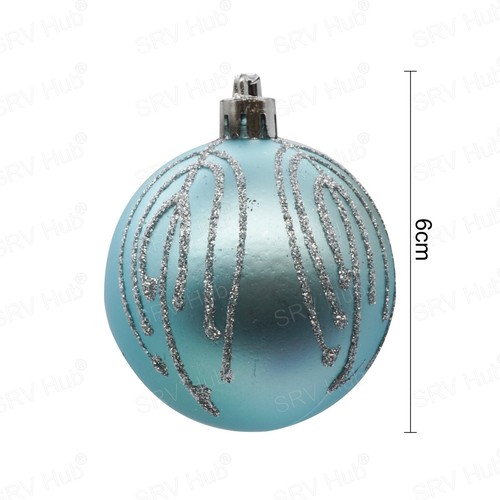 Multicoloured Hanging Christmas Baubles, Tree Decoration Ornaments, Xmas Balls - Picture 12 of 49