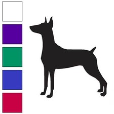 German Pinscher Dog, Vinyl Decal Sticker, Multiple Colors  Sizes 1956