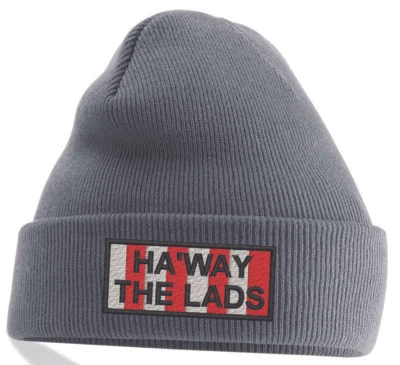 Sunderland Embroidered Football Beanie Hat Ha' Way The Lads