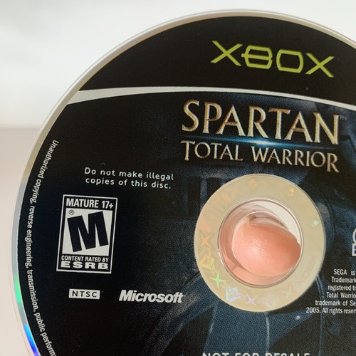 Spartan Total Warrior Original Xbox EB Games Store Kiosk Demo Disc Super Rare - Picture 11 of 13