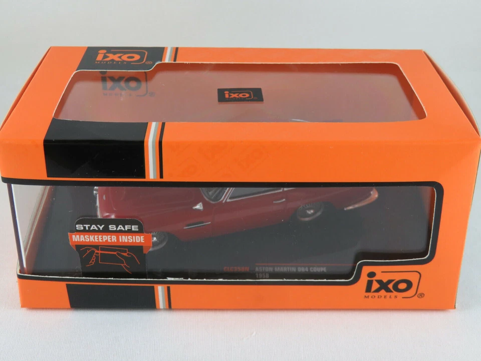 Aston Martin DB4 Coupé 1958 Red Rhd IXO CLC358N 1:43 Rosso UK England Car - Immagine 3 di 4