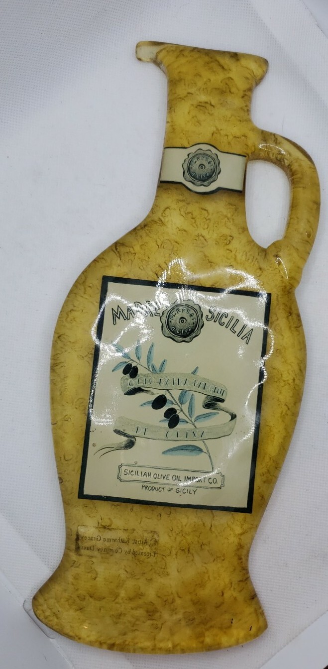 MADRE SICILIA ACEITE DE OLIVA IMPORTACIÓN CO Botella Acrílico Cocina Restaurante Decoración de Pared