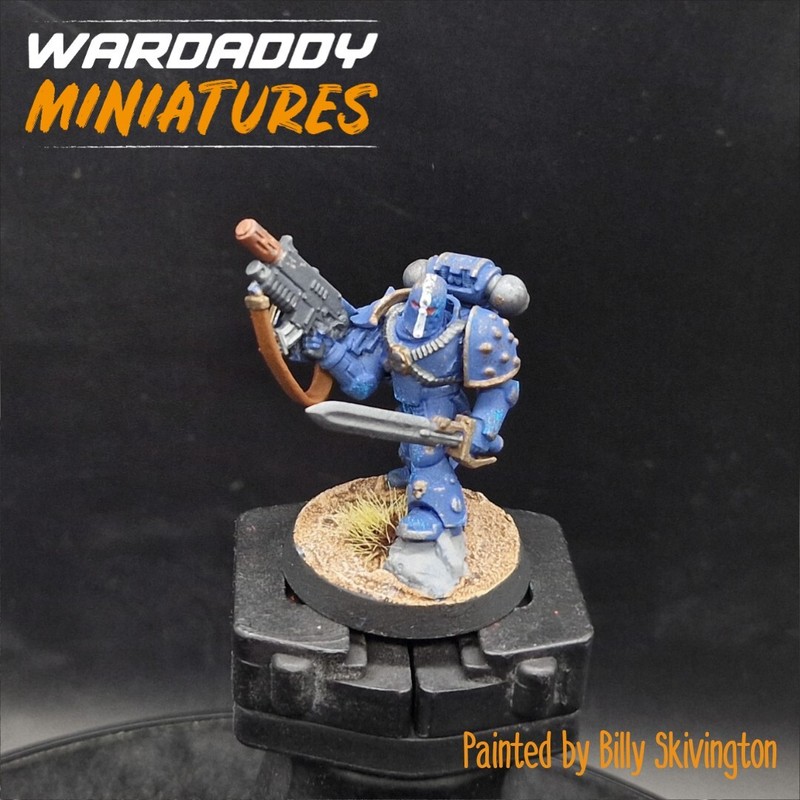 Well Painted Warhammer 40k Ultramarines captain Horus heresy 30k games workshop