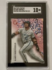 2022 Topps Pristine #72 Gary Sheffield SGC 10 Pink Pristine Refractor /15