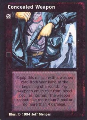 Vtes, Jyhad, Vampir - Verdeckte Waffe x 1
