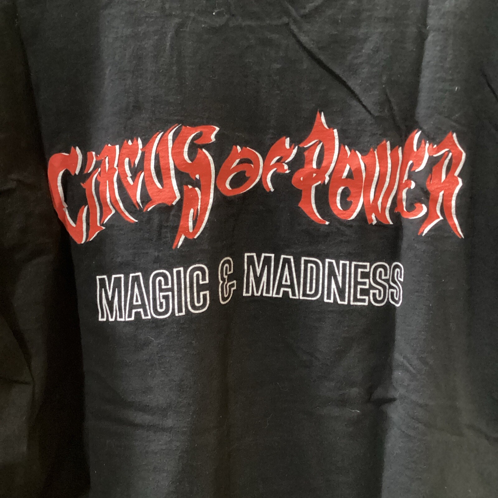 Vintage 1993 Circus Of Power Magic & Madness Band T… Gem
