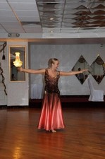Ballroom dress for competition Swarovski crystals