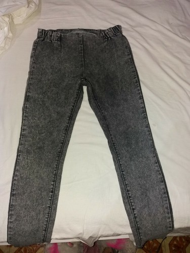 Terranova Donna Leggings Jeggings Acid Washed Grey Black Skinny Trousers  Jeans M | eBay