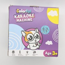 Kid's Colorful karaoke machine, 4-12 years Old Girls Gift