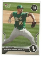 2021 Topps Now Liam Hendriks MLB Network Top 100 Players No. 58 - Short Print