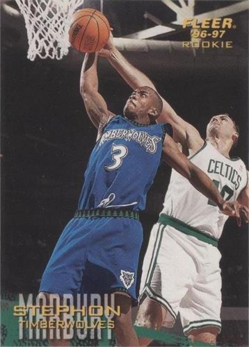 その他 97-98fleer showcase Stephan Marbury Fleer Stephon Marbury Basketball 1997-98 Season Sports Trading