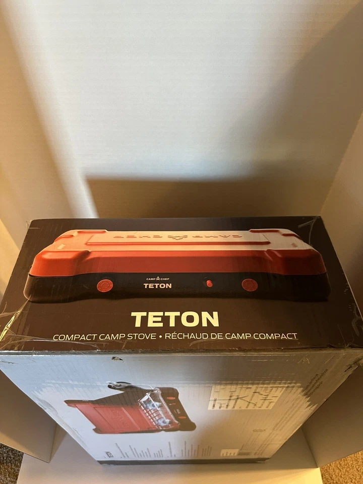 Camp Chef TETON 2X Dos Quemadores 10.000 BTU Estufa de Campamento NUEVO Foto 3 de 4