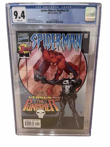 2000 Spider-Man vs Punisher #1 Marvel CGC Graded 9.4