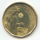 Canada 1916 - 2016  UNC Loonie Canadian One Dollar $1 Women's Vote Exact Coin