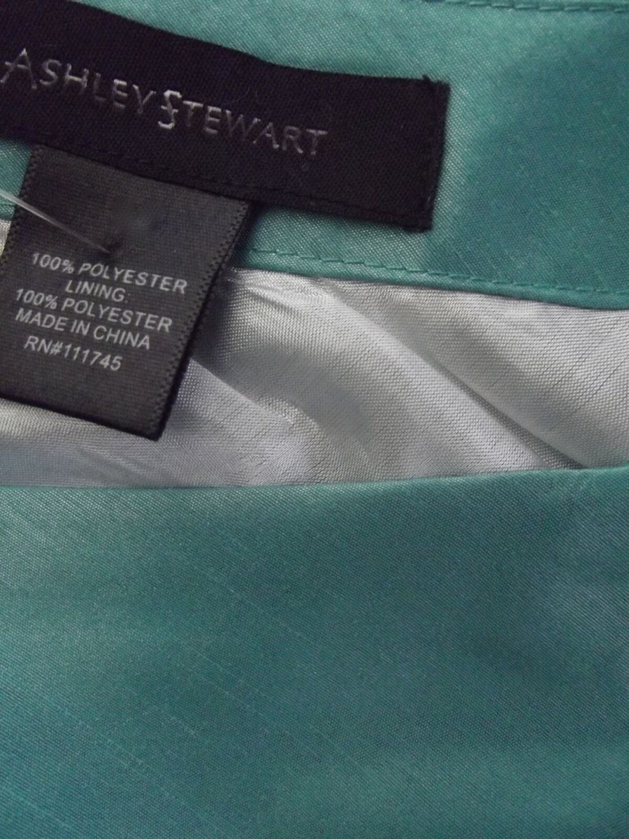 slim fit dress slacks Asha by Ashley McCormick Emerald Lucia Dress XL