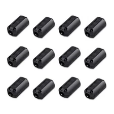 12 Pack Rfi Emi Noise Suppressor Cable Clip Clipon Ferrite Ring Core Noise Filte
