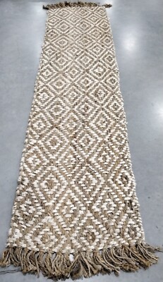 NATRL / IVORY 2'-6'' X 10' Broken Thread Rug, Reduced Price 1172714657 NF450A-210