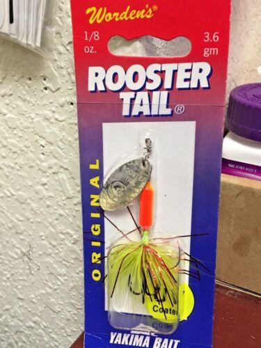 ROOSTER TAIL, 1/8 OZ., WORDEN'S, YAKIMA BAIT, MODEL 208U, TFRT UV Protected - Picture 1 of 1