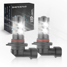 Led Headlight Kit H10 9145 6000k White Fog Light Bulbs For Dodge Nitro 2007-2009