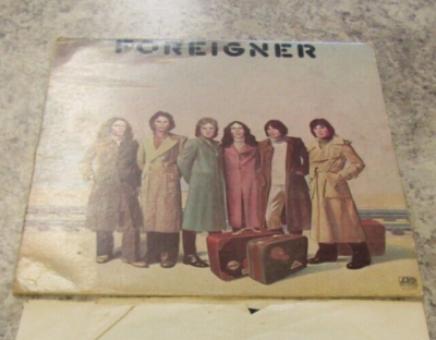 Foreigner レコード FOREIGNER 1977 SELF TITLED DEBUT LP W/ LYRIC SLEEVE 
