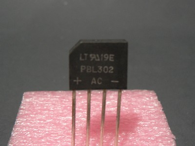 10 PCS LITEON PBL302 100V 3A 4 PIN BRIDGE RECTIFIER ''FREE US SHIPPING''