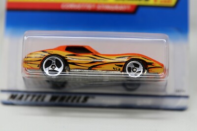 1998 HOT WHEELS 18770 Tattoo Machines Series #4 Corvette Stingray MOC