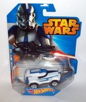 Hot Wheels 1/64 Scale Appx CGW41 Star Wars Disney 50St Clone Trooper Toy Car